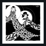 Vintage Art Deco Women's Scarves Ad Poster<br><div class="desc">This is a rendering of a drawing (neglected & abandoned), found on 85th Street, in a trunk full of the like, from the studio (and herewith, the hand) of Aaron Broun, early 20th century American (British-born, 1895) illustrator, best known (I think) for his posterettes. It is fabulous! And it is...</div>