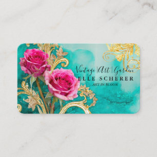 Vintage Art & Garden Inspired Business Card