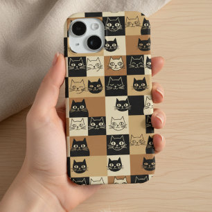 Vintage Art Guitar Cat Lover Case-Mate iPhone Case
