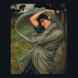 Vintage Art John William Waterhouse Poster<br><div class="desc">Enchanting and beautiful Pre-Raphaelite art by John William Waterhouse featuring Boreas 1903, </div>