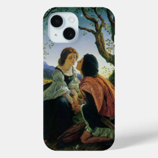 Vintage Art, Lovers at Dusk, Sir Joseph Noel Paton iPhone 15 Case
