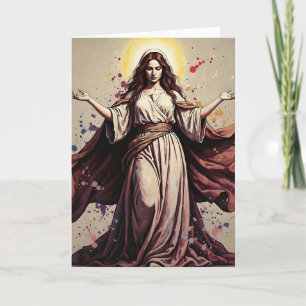 Vintage Art Mary Magdalene   Card