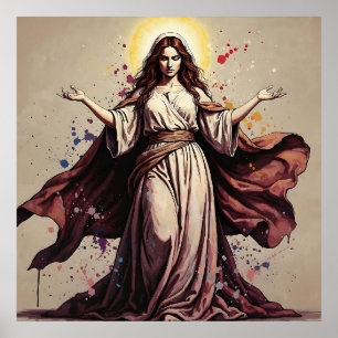 Vintage Art Mary Magdalene Poster