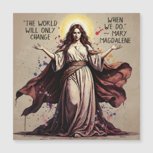 Vintage Art Mary Magdalene Quote