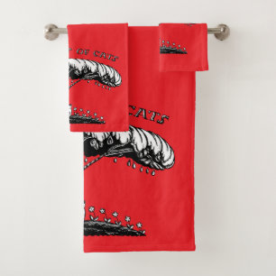 Vintage Art Millions of Cats Wanda Gag 1928 Bath Towel Set