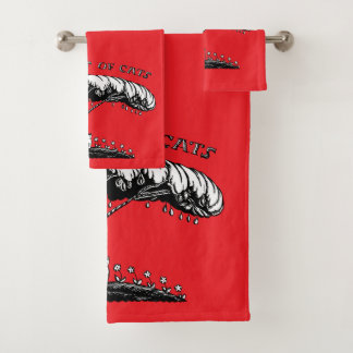 Vintage Art Millions of Cats Wanda Gag 1928 Bath Towel Set