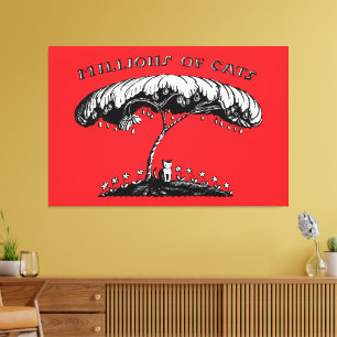 Vintage Art Millions of Cats Wanda Gag 1928 Canvas Print