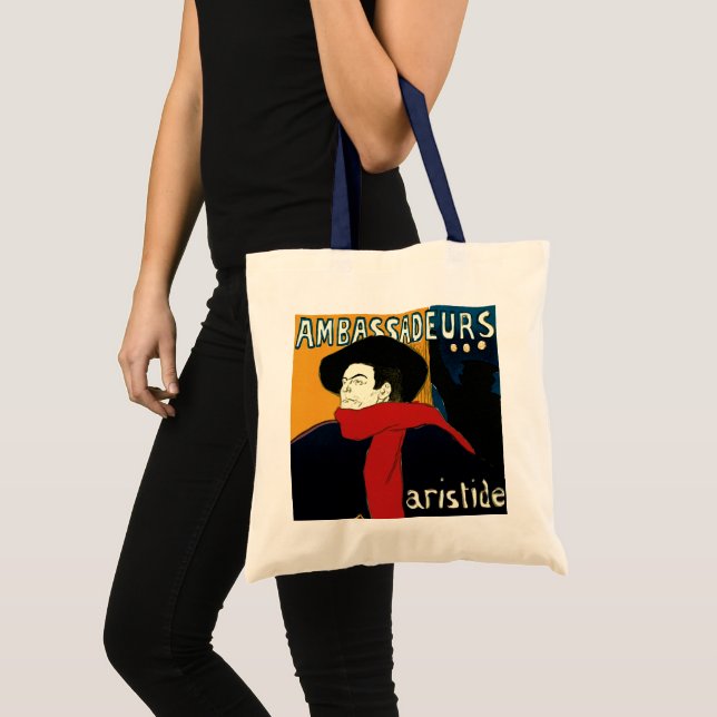 Vintage Art Nouveau Ambassadeurs, Toulouse Lautrec Tote Bag (Front (Product))
