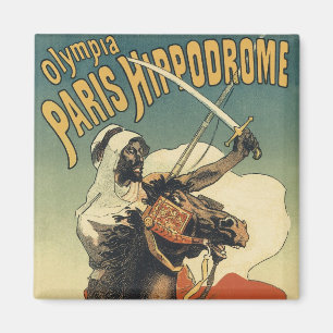 Vintage Art Nouveau, Arabs of the Sahara Desert Magnet