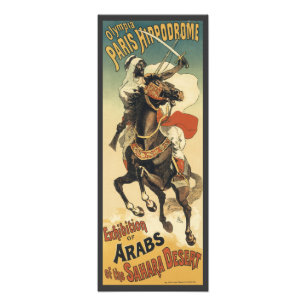 Vintage Art Nouveau, Arabs of the Sahara Desert Photo Print