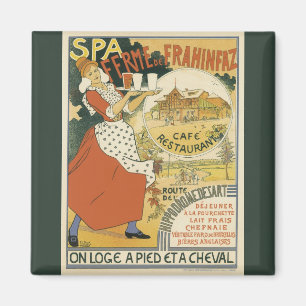 Vintage Art Nouveau, Beer Bar Restaurant and Cafe Magnet