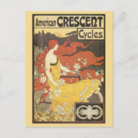 Vintage art nouveau Bicycles ad