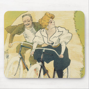 Vintage Art Nouveau, Bicycles Gladiator Cycles Mouse Pad