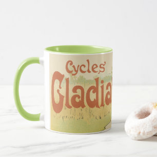 Vintage Art Nouveau, Bicycles Gladiator Cycles Mug