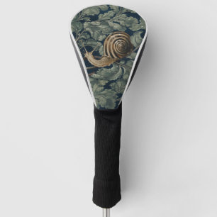 Vintage Art Nouveau Botanical Snail Antique Golf Head Cover