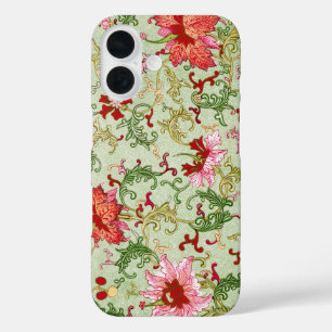 Vintage Art Nouveau Chinese Floral Chinoiserie iPhone 16 Case