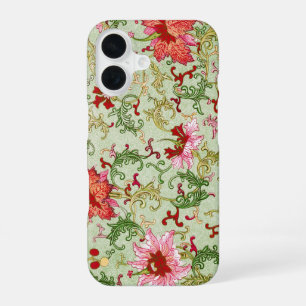 Vintage Art Nouveau Chinese Floral Chinoiserie iPhone 16 Case