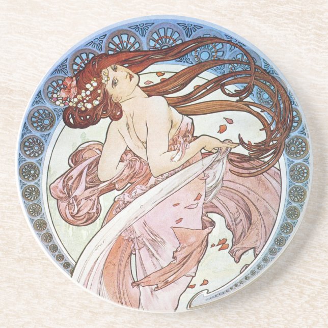 Vintage Art Nouveau Coaster (Front)