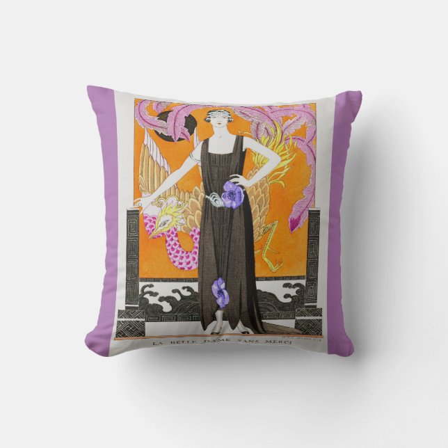 Vintage Art Nouveau Cushion (Front)