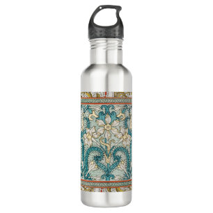 Vintage Art Nouveau Daffodil Pattern Verneuil 710 Ml Water Bottle