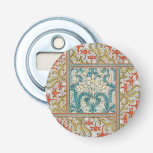 Vintage Art Nouveau Daffodil Pattern Verneuil Bottle Opener