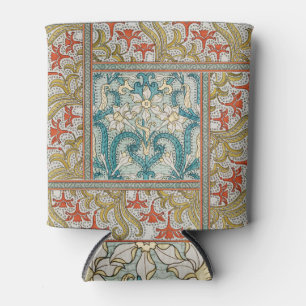 Vintage Art Nouveau Daffodil Pattern Verneuil Can Cooler