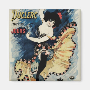 Vintage Art Nouveau Flamenco Dancer, Ambassadeurs Magnet