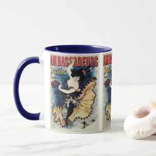 Vintage Art Nouveau Flamenco Dancer, Ambassadeurs Mug