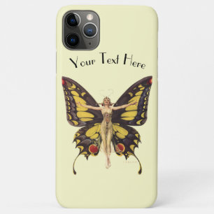 Vintage Art Nouveau "Flapper" With Butterfly Wings Case-Mate iPhone Case