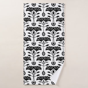 Vintage: Art Nouveau Floral Garden Bath Towel
