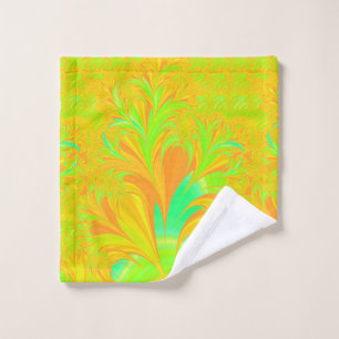 Vintage Art Nouveau Floral Garden Wash Cloth