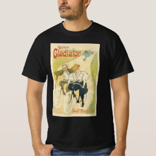 Vintage Art Nouveau, Gladiator Cycles Bicycles  T-Shirt