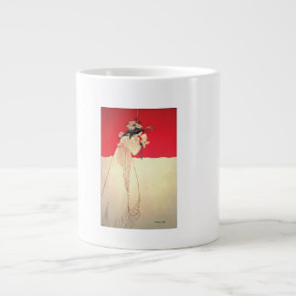 Vintage Art Nouveau ~ Isolde by Beardsley Large Coffee Mug
