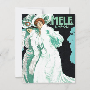 Vintage Art Nouveau, Italian Fashion, Fancy Women