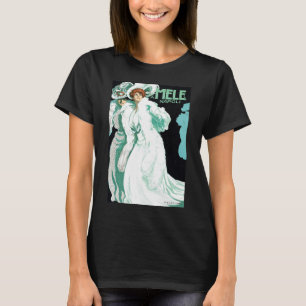 Vintage Art Nouveau, Italian Fashion, Fancy Women T-Shirt