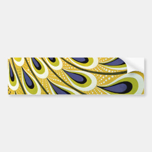 Vintage Art Nouveau, Macmillan's Peacock Feather Bumper Sticker