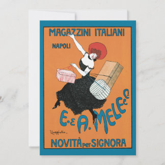 Vintage Art Nouveau Magazzini Italiani by Capiello
