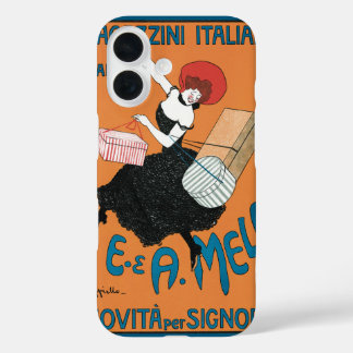 Vintage Art Nouveau Magazzini Italiani by Capiello iPhone 16 Case