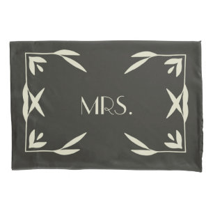 Vintage Art Nouveau Mrs Green Pillowcase