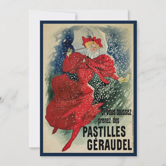 Vintage Art Nouveau Pastilles Geraudel Cough Drops (Front)