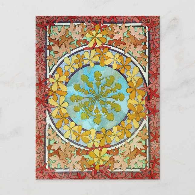 Vintage Art Nouveau Postcard (Front)