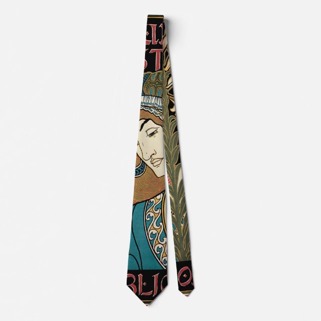 Vintage Art Nouveau, Prang's Easter Publications Tie (Front)