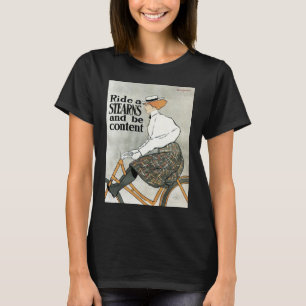 Vintage Art Nouveau, Ride a Sterns Bicycles Bikes T-Shirt