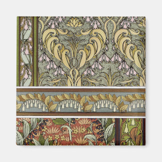 Vintage Art Nouveau Solomon's Seal, M.P. Verneuil Magnet