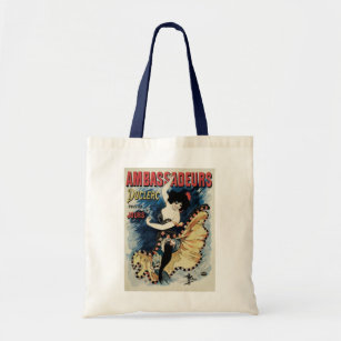 Vintage Art Nouveau, Spanish Flamenco Dancer Tote Bag