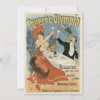 Vintage Art Nouveau, Taverne Olympia Restaurant