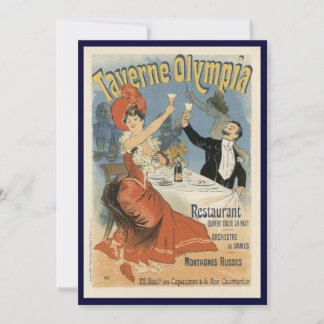Vintage Art Nouveau, Taverne Olympia Restaurant