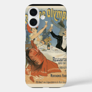 Vintage Art Nouveau, Taverne Olympia Restaurant iPhone 16 Case