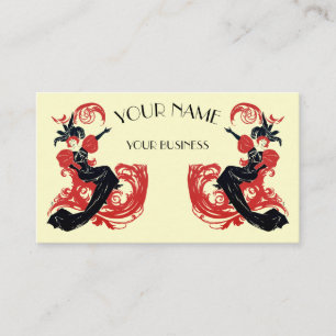 Vintage Art Nouveau Template Business Card