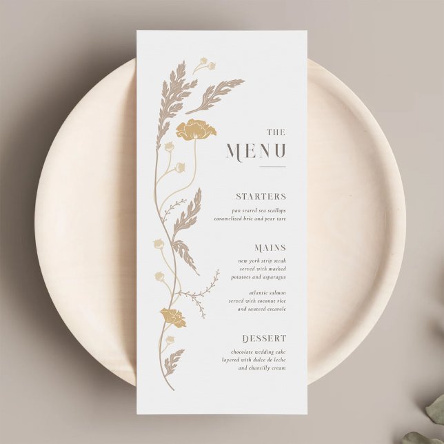 Vintage Art Nouveau Wedding Menu (Creator Uploaded)